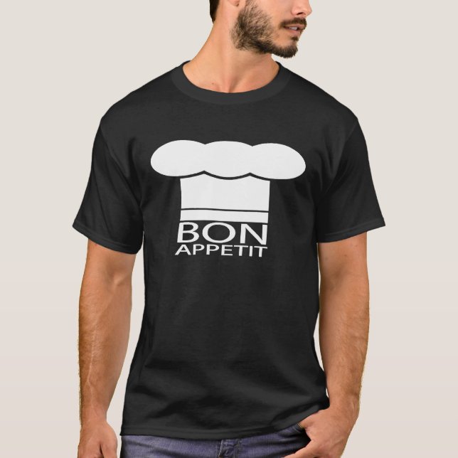 Bon Appetit Koch Hat T-Shirt (Vorderseite)