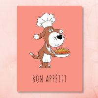 Bon Appétit Koch Koch Niedlich Funny Dog Welpe Car