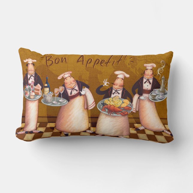 Bon Appétit Lendenkissen (Vorderseite)