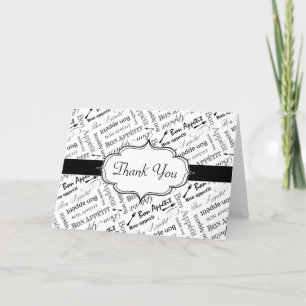 Bon Appetit Merci de soirée