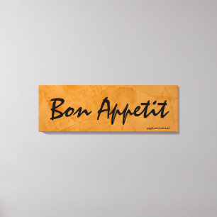 Bon Appetit Toskana Orange Gemälde Leinwanddruck