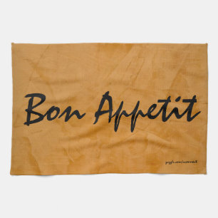 Bön Appetit Toskana Orange Küche Handtuch