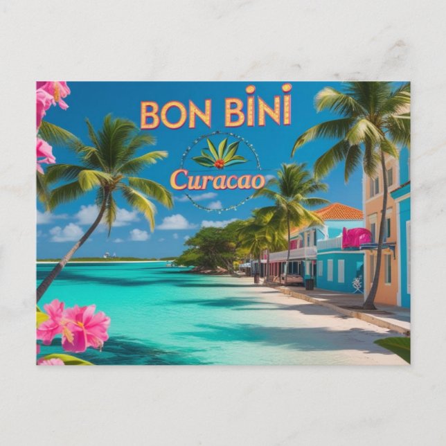 Bon bini to curacao Postkarte (Vorderseite)