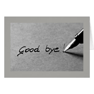 **BON BYE** VOUS SOUHAITANT LE MIEUX