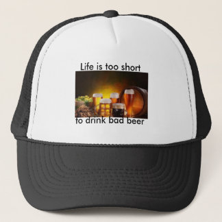 Bon casquette de camionneur de bière de boissons