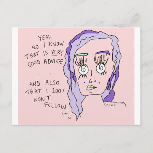 Bon conseil   Impression de carte postale   #suren