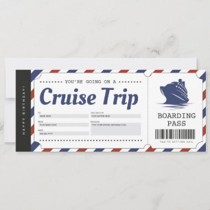 Bon de croisière Carte d'embarquement Billet de va