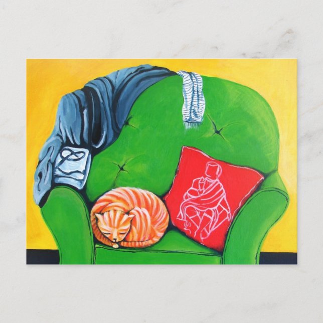 Bon d'être la carte postale à la maison, par Lyn H (Devant)