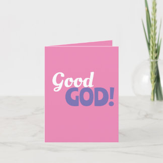 Bon Dieu carte rose
