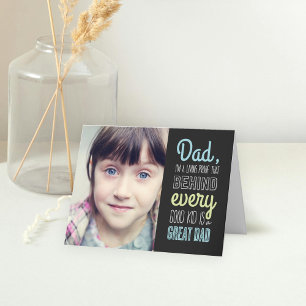 Bon enfant grand papa Carte photo de Fête des père