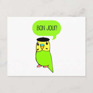 Bon Jour! Postkarte