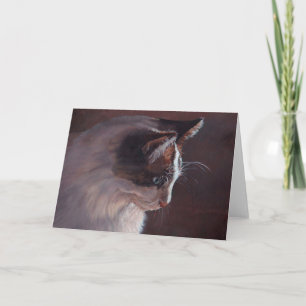 Bon Jovi Kitty Original Cat Art Grußkarte Karte