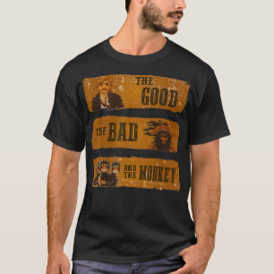bon mauvais singe jeu vidéo western island tshirt