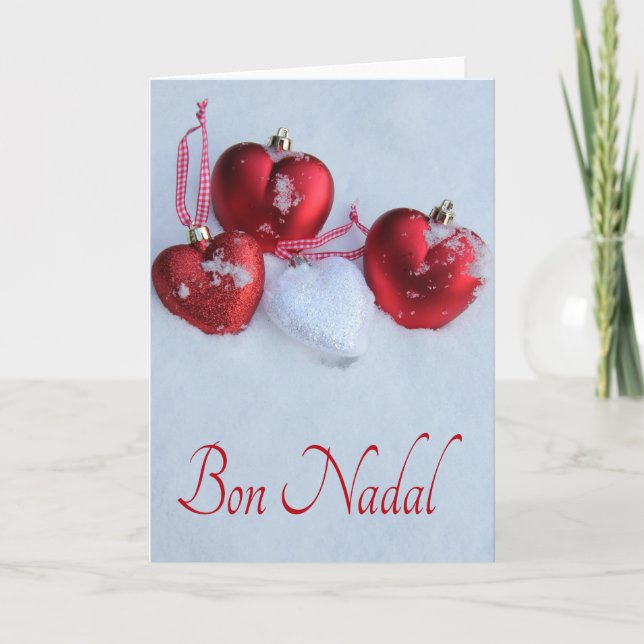Bon Nadal - okzitanische/katalanische Weihnachtska Feiertagskarte (Vorderseite)