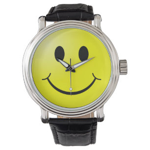 Bon pour aller montre de visage, bracelet en cuir
