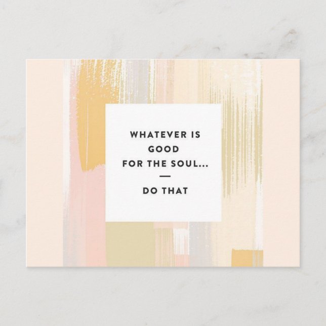 Bon pour la carte postale Soul (Devant)