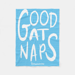 Bon Pour Les Naps - Couverture en polaire bleu cie
