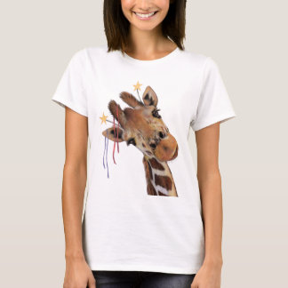 Bon T-shirt de girafe de temps