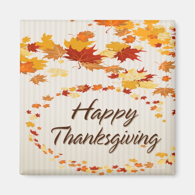 Bon thanksgiving 4 aimant (Devant)