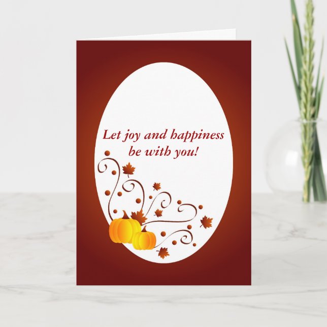 Bon thanksgiving - carte (Devant)