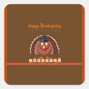 Bon thanksgiving, design populaire, Autocollant Ca