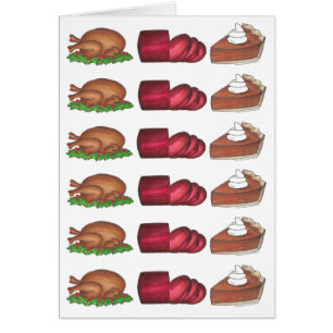 Bon thanksgiving Dîner Cranberry Sauce Carte à tar