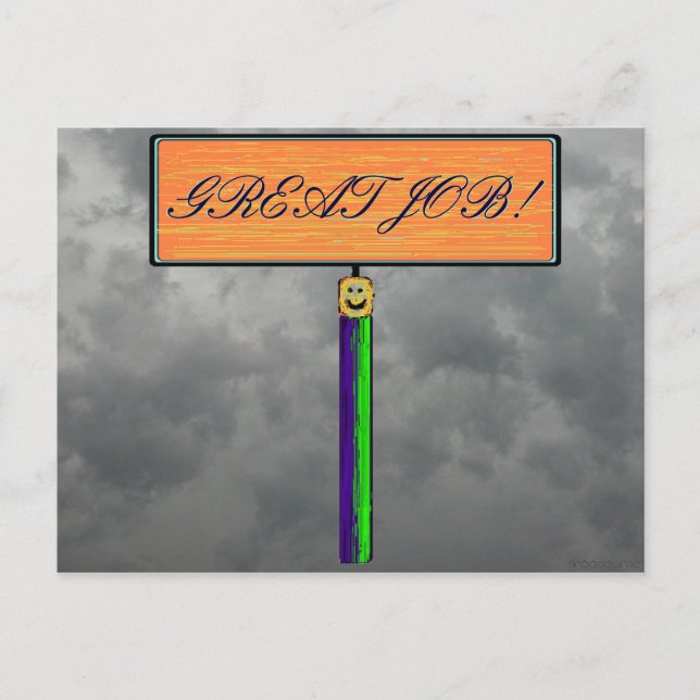 BON TRAVAIL ! carte postale (Devant)