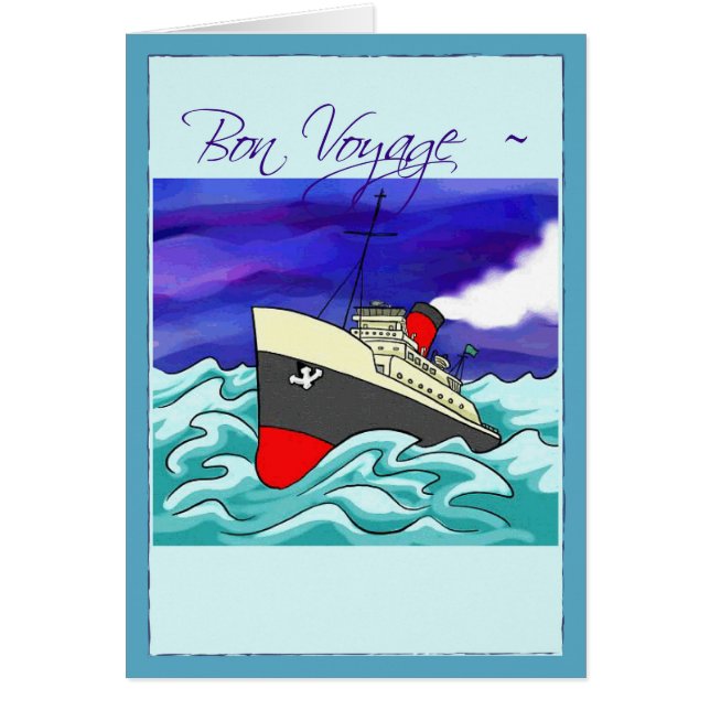 Bon Voyage Avec Un Gros Bateau De Croisière (Devant)