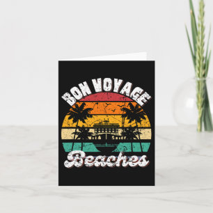 Bon Voyage Beaches Kreuzfahrtschiff Grafik für Kre Karte