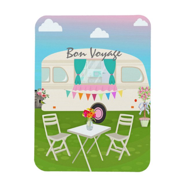 Bon Voyage Card Magnet (Vertikal)