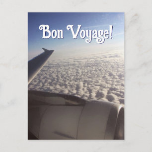 Bon Voyage Fenêtre Siège Carte postale