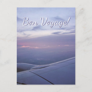 Bon Voyage Fenêtre Siège Carte postale - Customisé