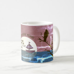 Bon Voyage Geschenk Personalisiertes Segeln in Sun Kaffeetasse