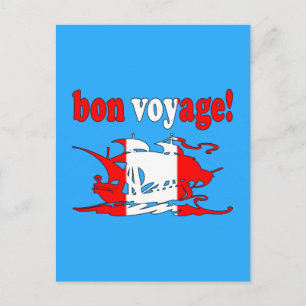 Bon Voyage - Gute Reise in Kanada - Urlaub Postkarte