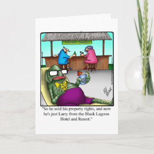 Bon Voyage Humour Carte de voeux "Spectickles"
