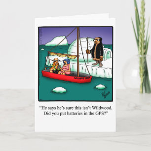 Bon Voyage Humour Carte de voeux "Spectickles"