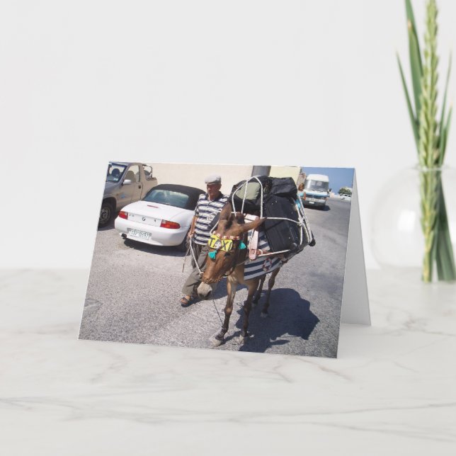 BON VOYAGE KARTE (Vorderseite)