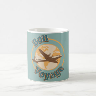 Bon Voyage Lassen Sie uns das Weltdesign bereisen Kaffeetasse
