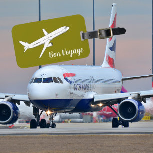 Bon Voyage Personalisiert und benutzerdefiniertes  Gepäckanhänger