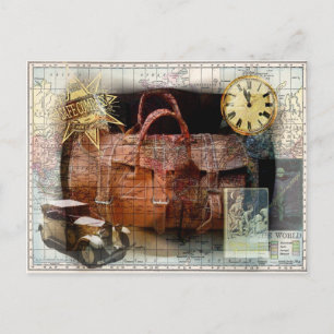 Bon Voyage Postkarte