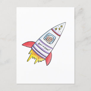 Bon Voyage Postkarte