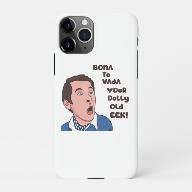 Bona to vada T Shirt iPhone Hülle (Rückseite)