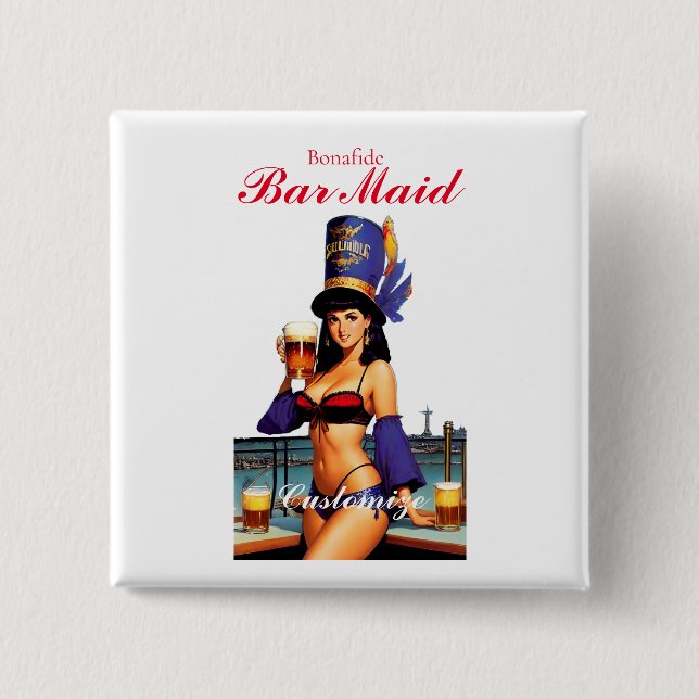Bonafide Bar Maid Thunder_Cove Button (Vorderseite)