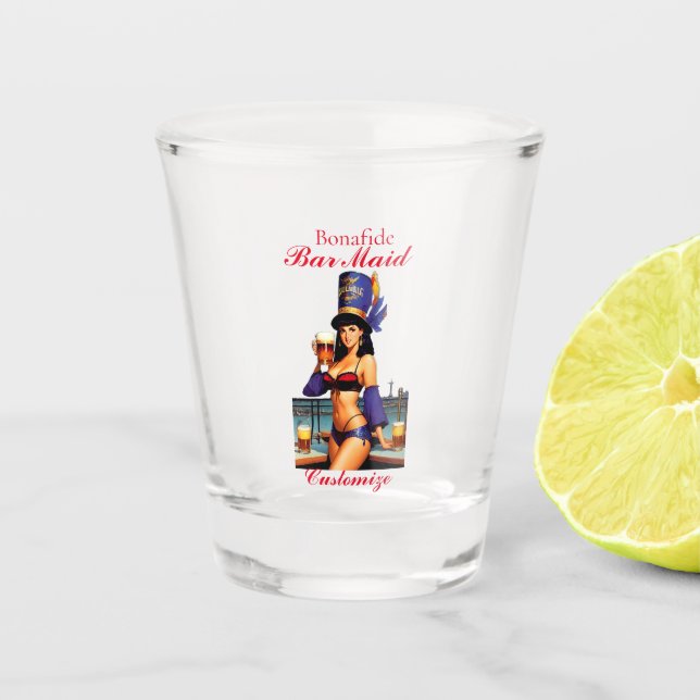 Bonafide Bar Maid Thunder_Cove Schnapsglas (Vorderseite)