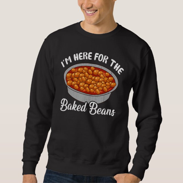 Bonafide Feinschmeckers Baked Beans Amerikanische  Sweatshirt (Vorderseite)