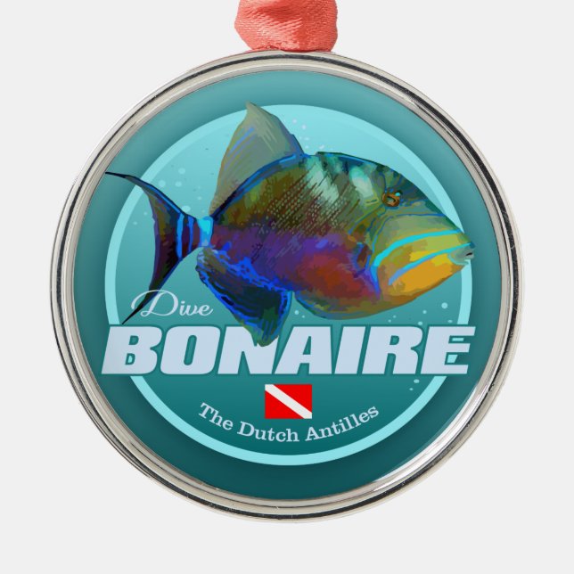 Bonaire (DD2) Ornament Aus Metall (Vorne)