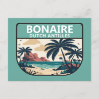 Bonaire Dutch Antilles Retro Emblem