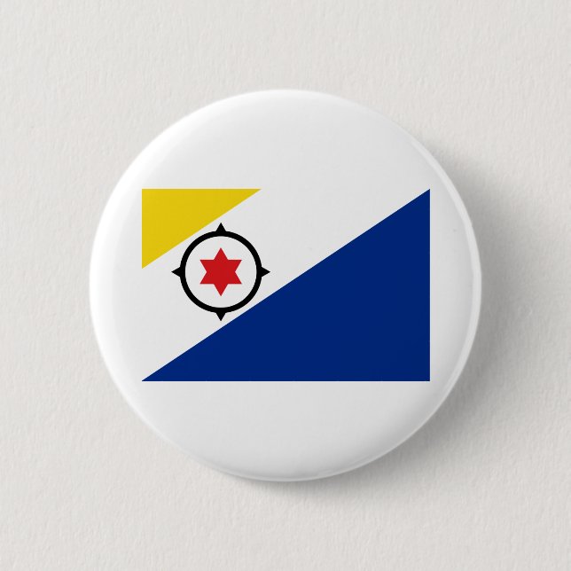Bonaire Flag Button (Vorderseite)