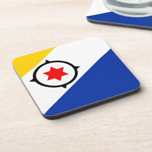 Bonaire Flag Getränkeuntersetzer (Linke Seite)