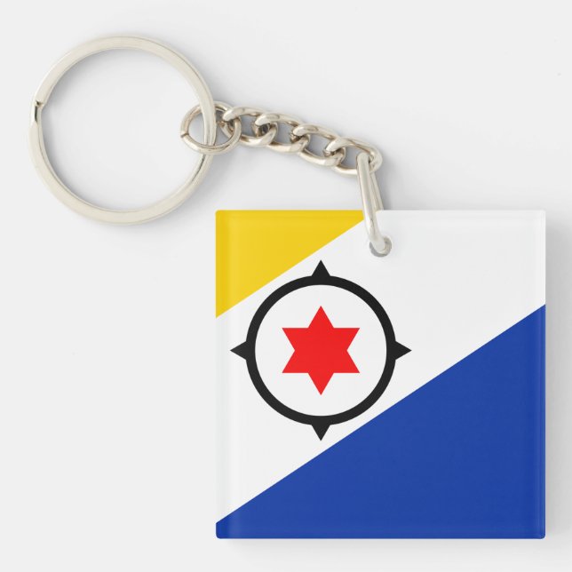Bonaire Flag Schlüsselanhänger (Vorderseite)